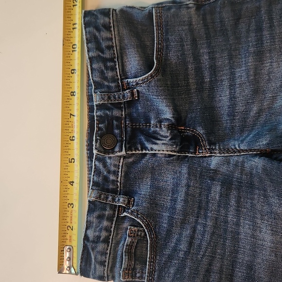 Gap Regular Midi Jean Denim Shorts Adjustable Waist Size 8 - Picture 6 of 7